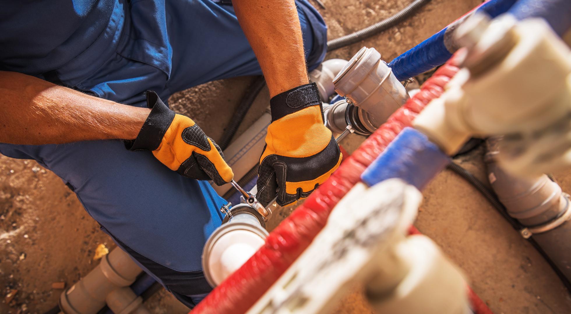 trabajos de fontanería